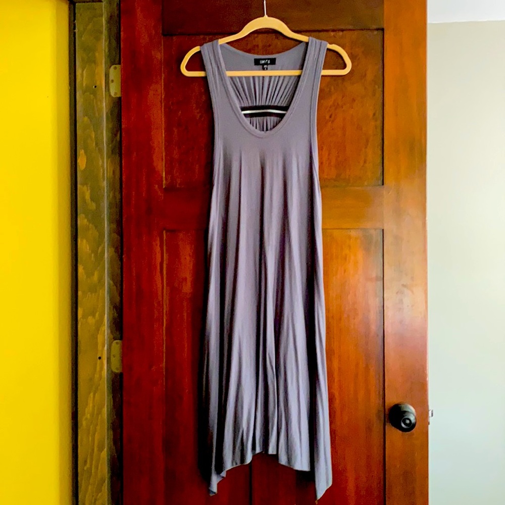 Grey jersey dress